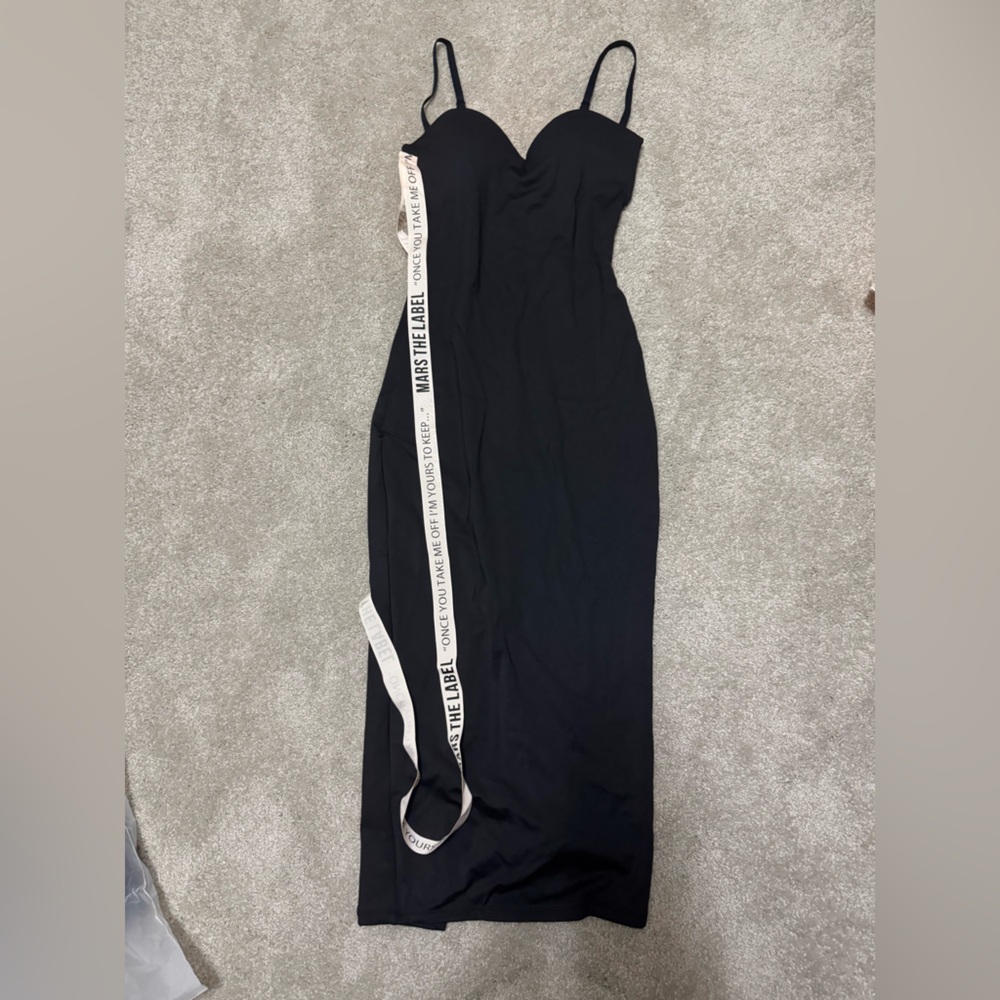 Mars The Label The Sculpt Midaxi in Black (UK 6, US 2)